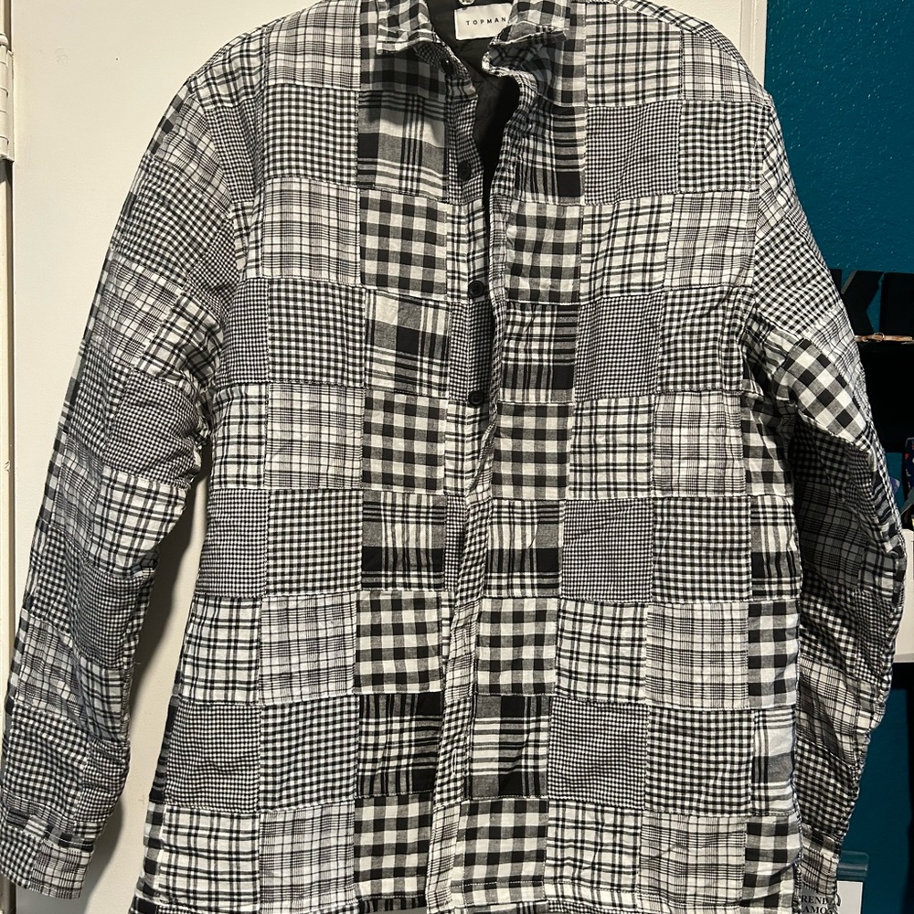 Topman Monochrome Patchwork Jacket - image 1